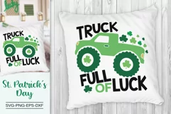 Truck Full Of Luck, St. Patrick's Day Svg Product Image 2