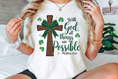 St. Patrick’s Day Christian Cross PNG, St. Patrick’s Day PNG Product Image 2