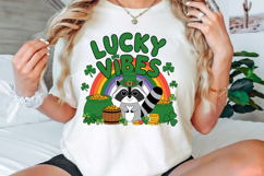 St. Patrick’s Day Raccoon PNG, Funny Raccoon St. Patrick Product Image 2