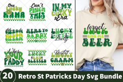 Retro st patricks day svg design bundle, 20 designs Product Image 1