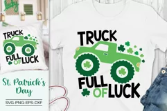 Truck Full Of Luck, St. Patrick's Day Svg Product Image 1