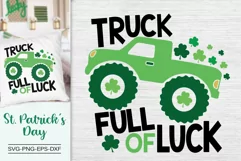 Truck Full Of Luck, St. Patrick's Day Svg Product Image 3