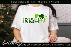 St Patrick's Day SVG Love Lucky Shamrock T-shirt Mug Design Product Image 1