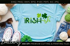 St Patrick's Day SVG Love Lucky Shamrock T-shirt Mug Design Product Image 5