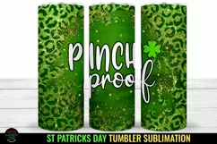 ST PATRICKS DAY TUMBLER SUBLIMATION I ST PATTY TUMBLER WRAP