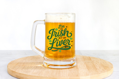 Funny Irish drinking SVG featuring layered green typography and festive St Paddy’s Day graphics.