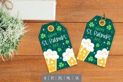 Foamy Beer Glasses Happy St. Patrick's Day Gift Tag Product Image 1