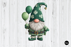 Whimsical St. Patrick’s Day Gnome PNG, Gnome PNG Product Image 1