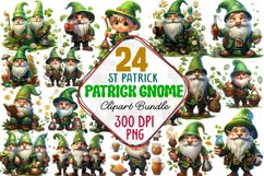 St Patricks gnome Clipart Bundle, Watercolor St. Patrick&#039;s Day Gnome Clipart, Clover Clipart, St Patricks gnome Clipart, St Patricks gnome Clip Art, Gnome Clipart Bundle, Luck Clipart, Saint Patricks Day,  Irish Clipart, St Patrick Gnomes, Shamrock Clipar
