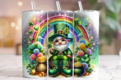 St Patrick&#039;s Day Gnomes Tumbler Wrap, Gnomes Tumbler, Lucky Product Image 1