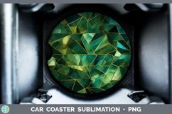 GorgeousSt Patricks Car Coaster design.