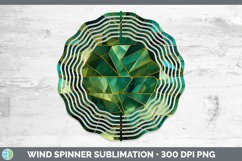 GorgeousSt Patricks Wind Spinner design.