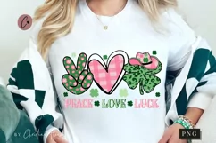 Howdy Peace Love Luck PNG | St Patrick's Day PNG Product Image 1