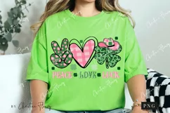 Howdy Peace Love Luck PNG | St Patrick's Day PNG Product Image 2