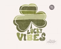 St Patricks Retro Png by Mastilo Designs