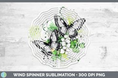 GorgeousSt Patricks Splash Wind Spinner design.