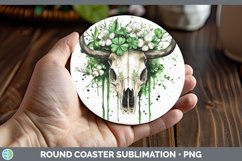 GorgeousSt Patricks Splash Round Coaster design.