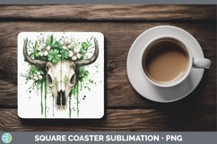 GorgeousSt Patricks Splash Square Coaster design.
