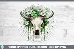 GorgeousSt Patricks Splash Wind Spinner design.