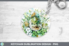 GorgeousSt Patricks Splash Keychain design.