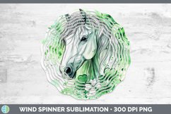 GorgeousSt Patricks Splash Wind Spinner design.