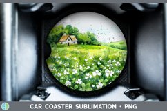 GorgeousSt Patricks Splash Car Coaster design.