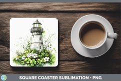 GorgeousSt Patricks Splash Square Coaster design.