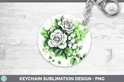 GorgeousSt Patricks Splash Keychain design.