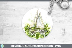 GorgeousSt Patricks Splash Keychain design.