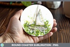 GorgeousSt Patricks Splash Round Coaster design.