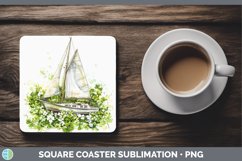 GorgeousSt Patricks Splash Square Coaster design.