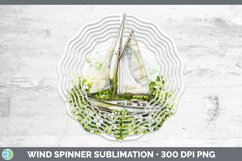 GorgeousSt Patricks Splash Wind Spinner design.