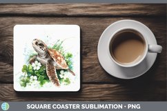GorgeousSt Patricks Splash Square Coaster design.