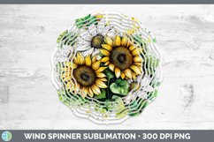 GorgeousSt Patricks Splash Wind Spinner design.