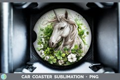 GorgeousSt Patricks Splash Car Coaster design.
