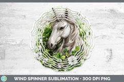 GorgeousSt Patricks Splash Wind Spinner design.