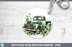GorgeousSt Patricks Splash Keychain design.