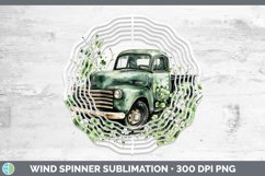 GorgeousSt Patricks Splash Wind Spinner design.