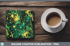 GorgeousSt Patricks Square Coaster design.