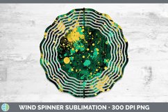 GorgeousSt Patricks Wind Spinner design.