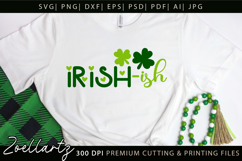 St Patrick's Day SVG Love Lucky Shamrock T-shirt Mug Design Product Image 2
