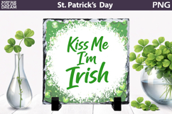 St. Patrick's Day Quote Slate Design | Irish Sublimation Product Image 1