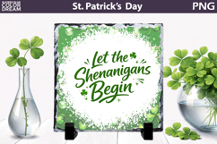St. Patrick's Day Quote Slate Design | Irish Sublimation Product Image 1