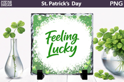 St. Patrick's Day Quote Slate Design | Irish Sublimation Product Image 1
