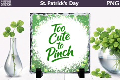 St. Patrick's Day Quote Slate Design | Irish Sublimation Product Image 1