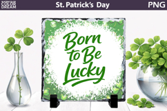St. Patrick's Day Quote Slate Design | Irish Sublimation Product Image 1