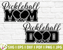 Pickleball Mom SVG, Pickleball Mom PNG, Kids Pickleball Game Product Image 3