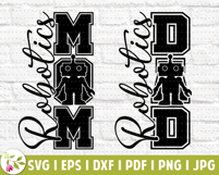 Robotics Mom SVG, Robotics Mom PNG, Kids Robotics Club Stem Product Image 4