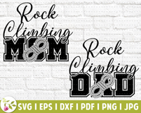 Rock Climbing Mom SVG, Rock Climbing Mom PNG, Kids Climbing Product Image 3
