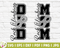 Rock Climbing Mom SVG, Rock Climbing Mom PNG, Kids Climbing Product Image 4